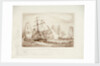 15th April 1809. Intrepid Behaviour of Captain Charles Napier in H.M. 18 gun Brig Recruit. For which he was appointed to the d'Haupoult - 111 74 now pouring a broadside into her by G.W. Terry