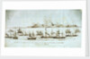 Bombardment of Fort Arabat by the Sea of Azov: explosion of the magazine by C.W. B.