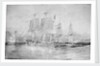 Ganges & Blanche becalmed in the swell off the Bar of Rio Augst/27 by E.E. Vidal