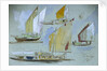 Studies of Venetian craft by Edward Lear