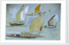 Studies of Venetian craft by Edward Lear