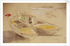 Studies of Venetian craft by Edward Lear