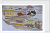 Studies of Venetian craft by Edward Lear