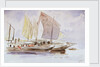 Studies of Venetian craft by Edward Lear