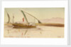 On the Nile near Ballas, Egypt by Edward Lear