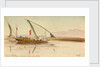On the Nile near Ballas, Egypt by Edward Lear