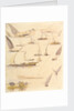 Studies of various Egyptian craft by Edward Lear