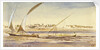 Abou Ajees, Egypt by Edward Lear