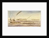 Abou Ajees, Egypt by Edward Lear
