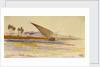 Near Gebel es Silsilas, Egypt by Edward Lear