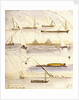 Studies of various Egyptian craft by Edward Lear
