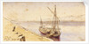 Near Esneh, Egypt by Edward Lear