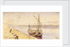 Near Esneh, Egypt by Edward Lear