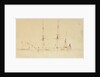 HMS 'Beagle' at anchor in a calm by Oswald Walter Brierly