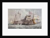 74-gun HMS 'Odin', captured from the Danish in 1807, at anchor in Portsmouth harbour by John Christian Schetky