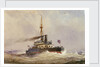 HMS 'Devastation' by William Frederick Mitchell