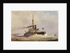 HMS 'Devastation' by William Frederick Mitchell