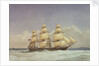 HMS 'Volage' by William Frederick Mitchell