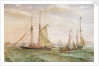 Yachts off Southsea 1895 by E.P. Bedwell