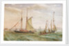 Yachts off Southsea 1895 by E.P. Bedwell