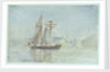 A schooner off shore by Henry Scott Tuke