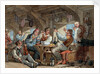 Shipmates carousing on shipboard by William Henry Pyne