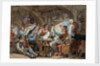 Shipmates carousing on shipboard by William Henry Pyne