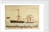 Quarantine guard ship 'Rhin' standgate creek by British School