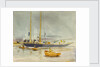 Study of a yacht by William Lionel Wyllie