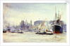 Irongate wharf by William Lionel Wyllie