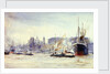 Irongate wharf by William Lionel Wyllie