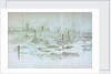 St Paul's and River by William Lionel Wyllie