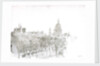 Sketch of St Paul's Cathedral from the Embankment, London by William Lionel Wyllie