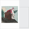 Father Christmas going down the chimney by William Lionel Wyllie