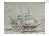 Barque under sail by William Lionel Wyllie
