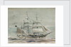 Barque under sail by William Lionel Wyllie