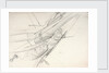 Study of a ship's bow with figurehead by William Lionel Wyllie