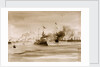 Visit of French fleet by William Lionel Wyllie