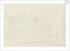 Rough sketch of an advertisement for Castles Ship Timber Co. shipbreakers by William Lionel Wyllie