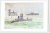 Aircraft carriers and the submarine L24 by William Lionel Wyllie