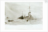 Rescuing the crew of the German light cruiser 'Mainz' at the Battle of the Heligoland Bight, 28 August 1914 by William Lionel Wyllie