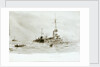 Rescuing the crew of the German light cruiser 'Mainz' at the Battle of the Heligoland Bight, 28 August 1914 by William Lionel Wyllie