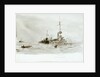 Rescuing the crew of the German light cruiser 'Mainz' at the Battle of the Heligoland Bight, 28 August 1914 by William Lionel Wyllie