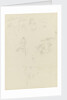 Slight studies of naval officers dress uniform, and a crowd by William Lionel Wyllie