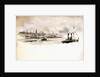 Study of a port scene, possibly London by William Lionel Wyllie