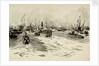 The Prince of Wales and Shah of Persia steaming up the Pool by William Lionel Wyllie