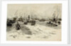 The Prince of Wales and Shah of Persia steaming up the Pool by William Lionel Wyllie