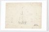 A galliot before the wind by Willem Van de Velde the Younger