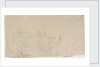 The beakhead bulkhead of the English second-rate 'Charles', 1668 by Willem van de Velde the Elder