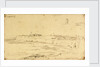 Two weyschuits near the shore by Willem Van de Velde the Younger